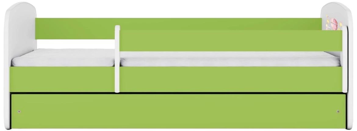 Babydreams decji krevet sa podicom 90x184x61 cm zeleni
