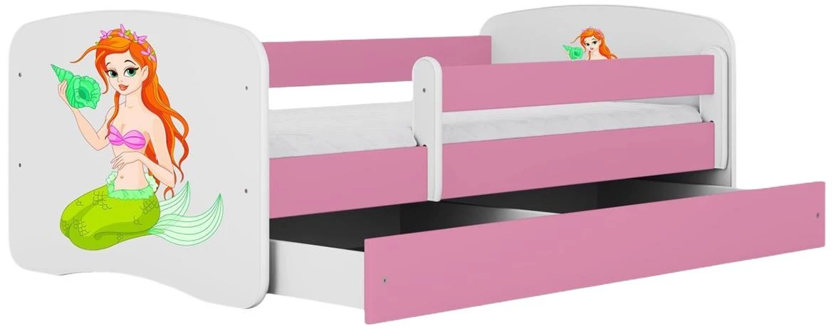 Babydreams decji krevet sa podicom 90x164x61 cm ružicasti