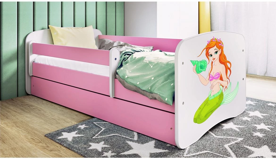 Babydreams decji krevet sa podicom 90x164x61 cm ružicasti