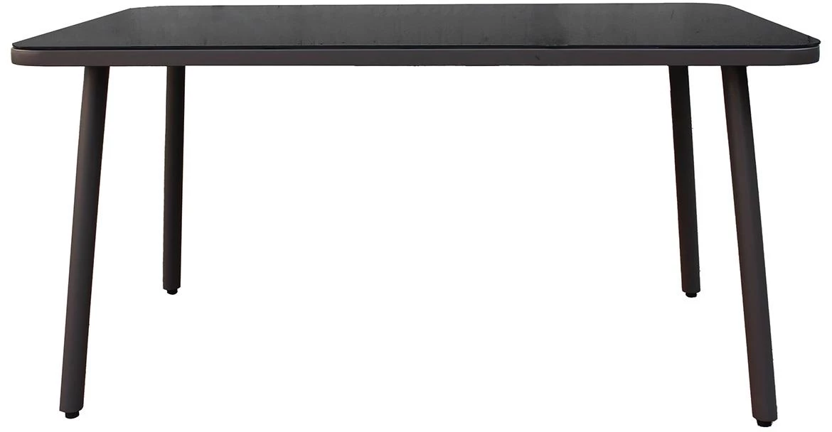 Baštenski metalni sto 150x90x74 cm, braon