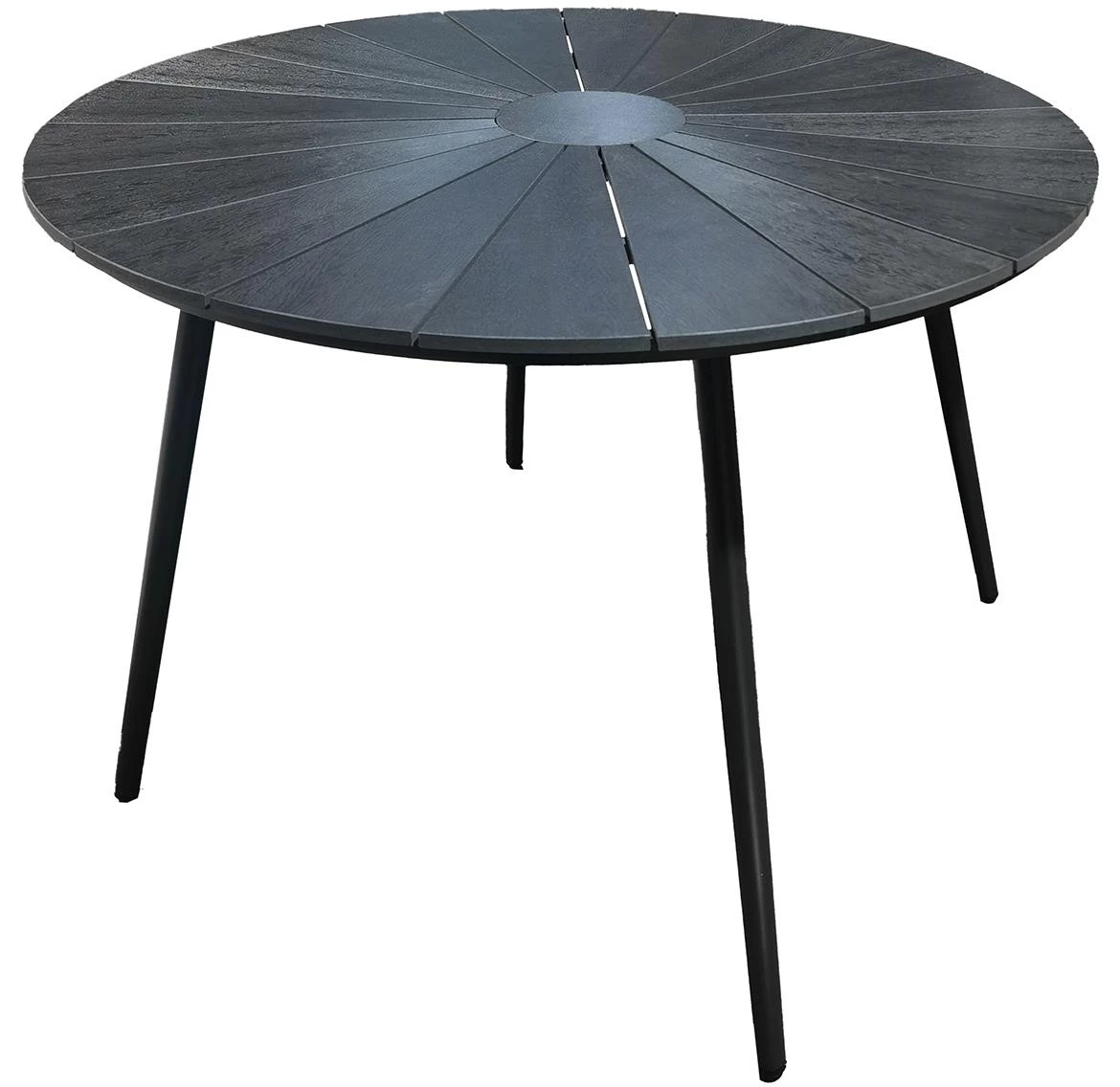 Parker baštenski sto D120x75 cm, crni