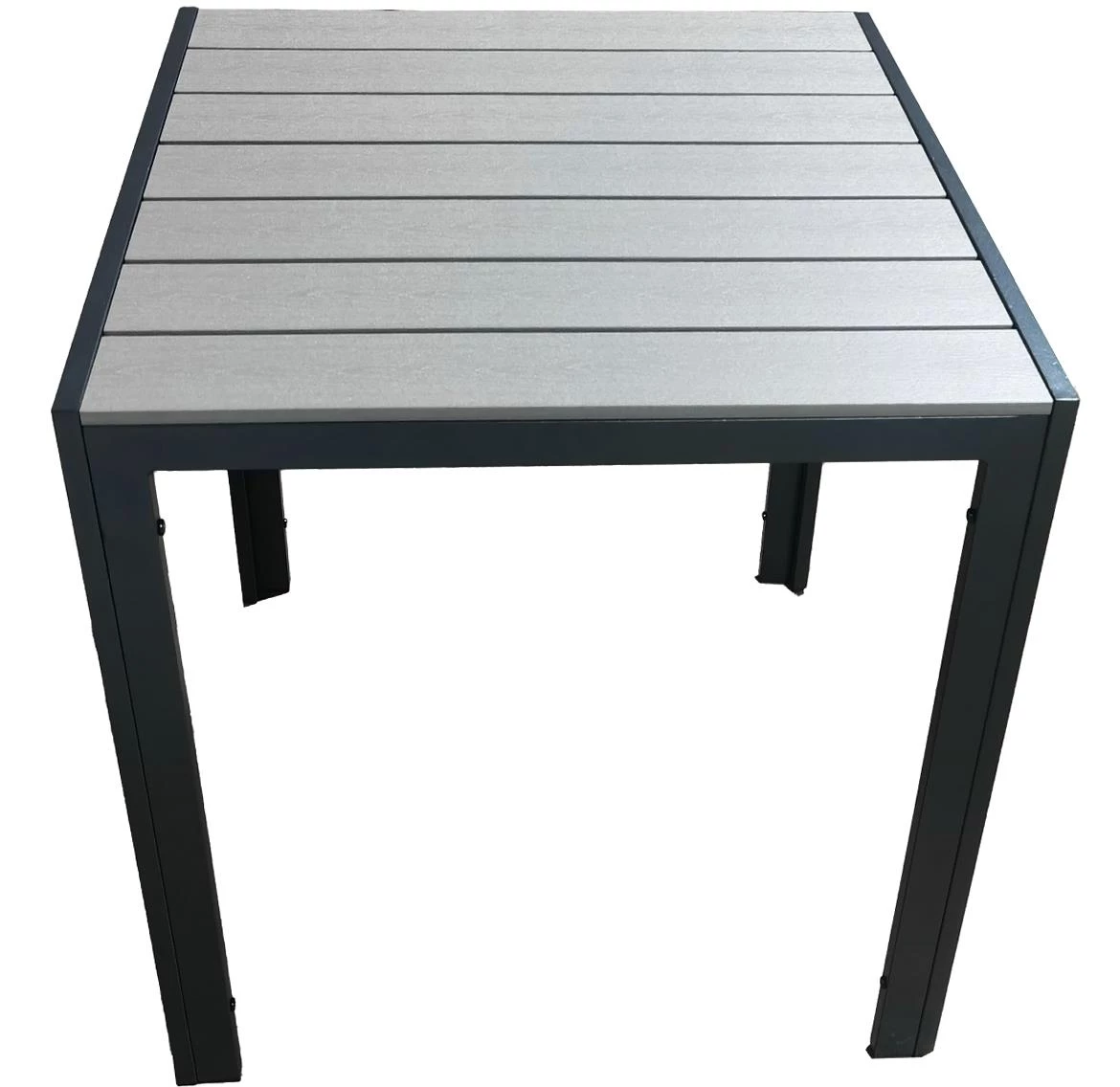 Douglas baštenski sto 70x70 cm, sivi