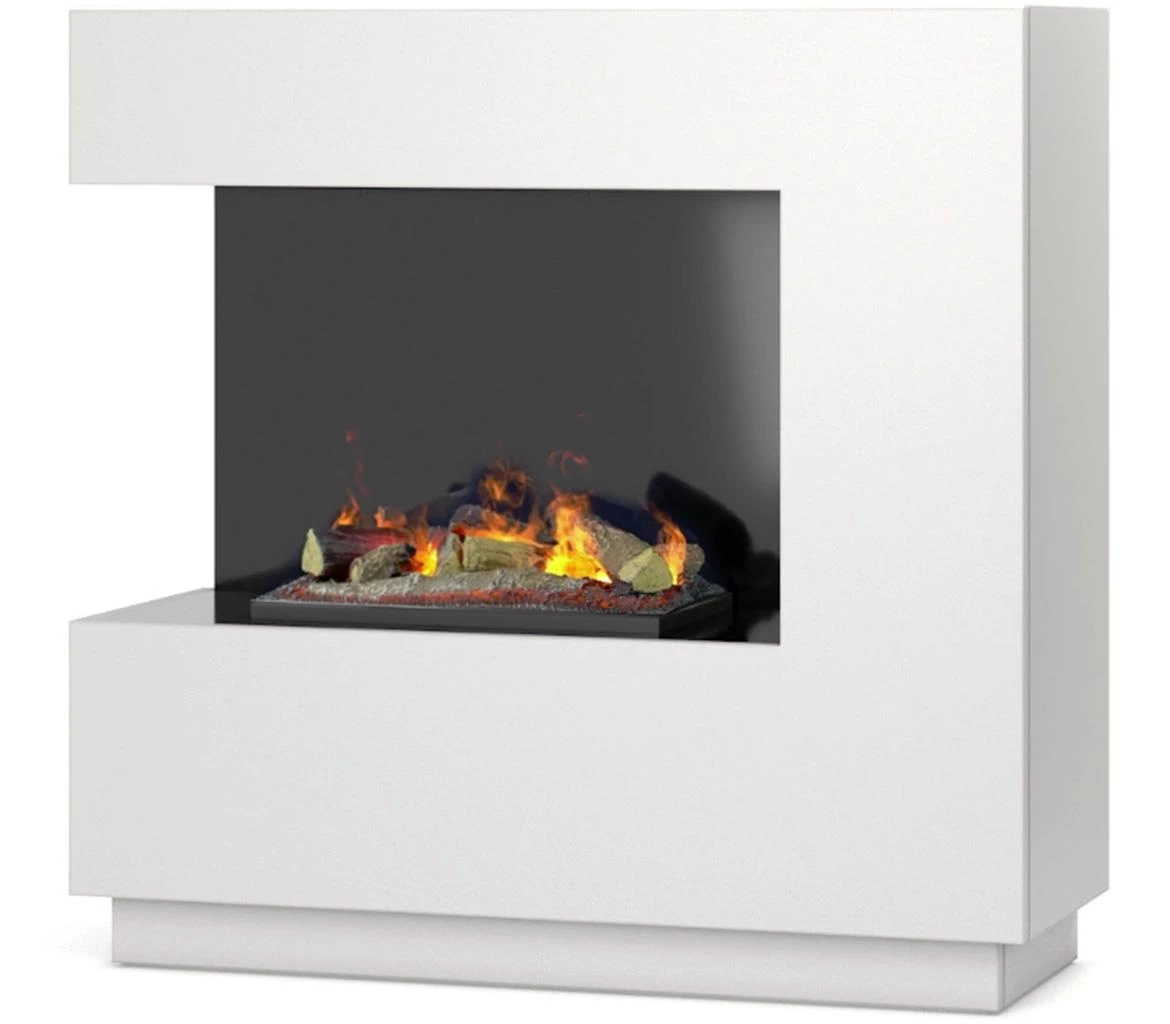 Elektricni kamin Zen Left 400/600 bijeli mat