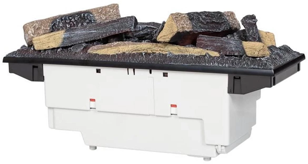 Elektricni kamin Tecero Cassette 400/600 bijeli sjaj