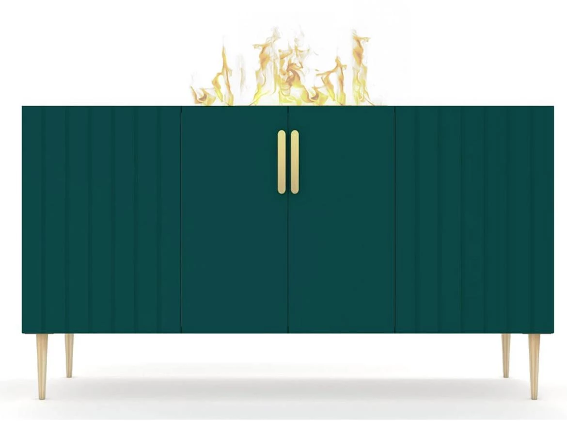 Elektricni kamin Prins 500 Green Glass