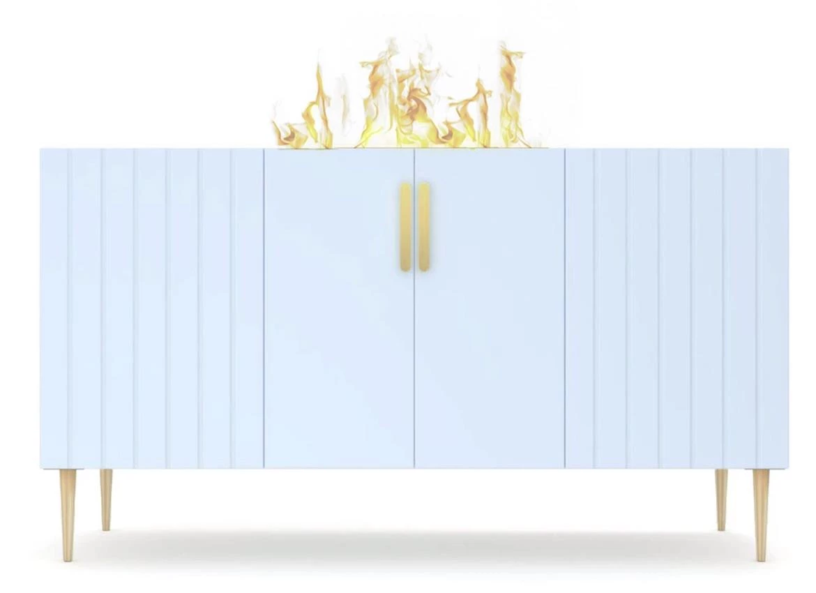 Elektricni kamin Prins 500r Baby Blue