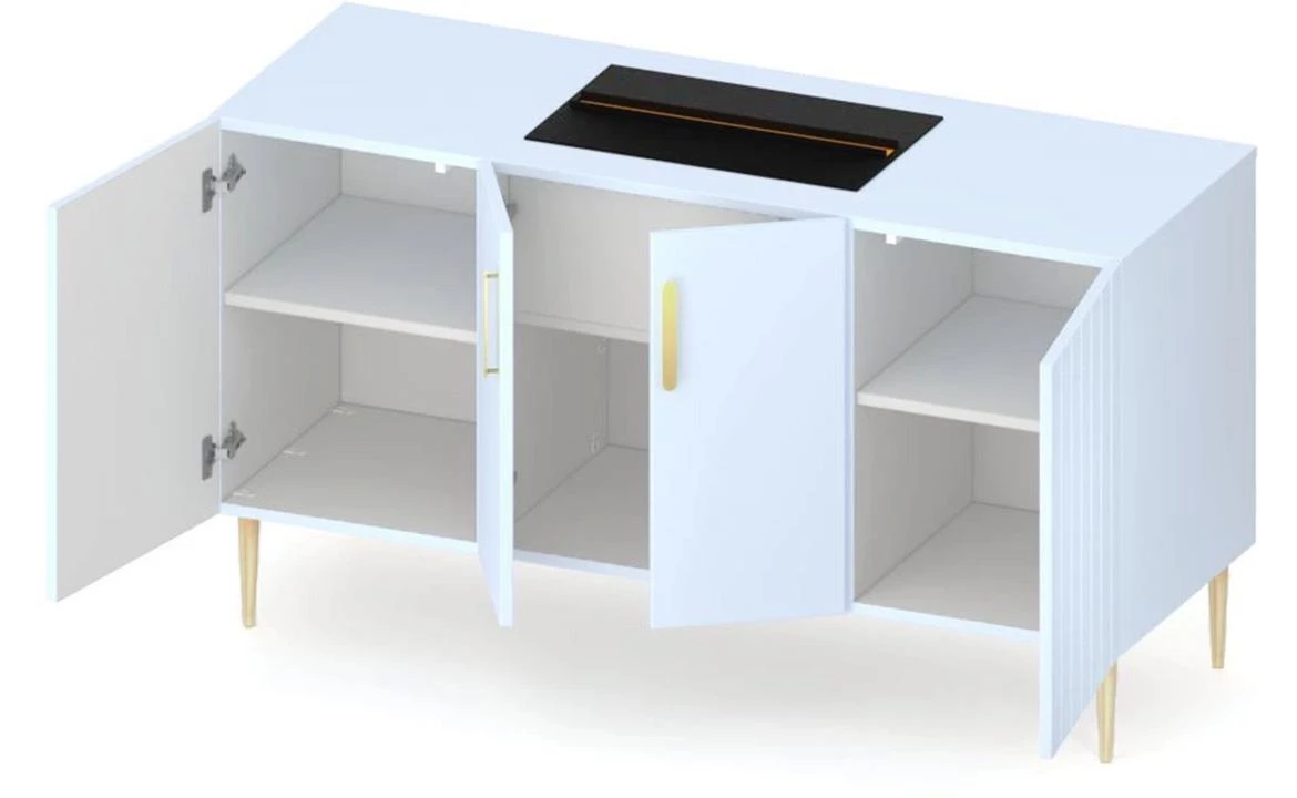 Elektricni kamin Prins 500r Baby Blue