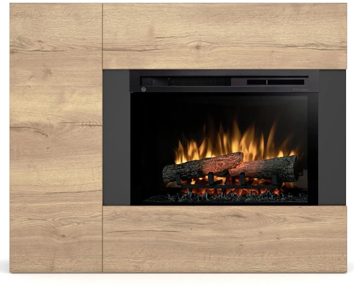 Elektricni kamin Bia 26 crni/svijetli hrast