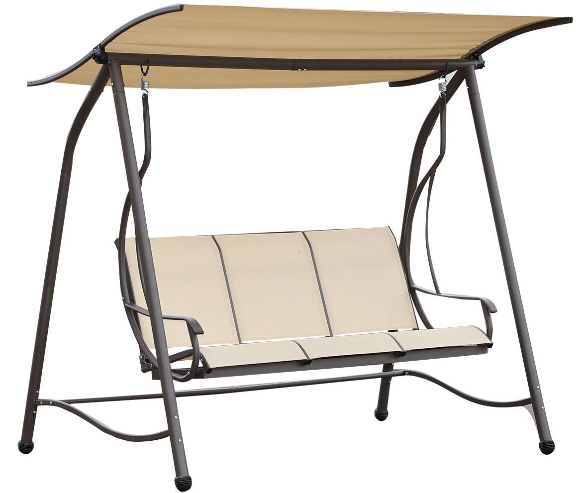 Hustawka baštenska ljuljaška 175x110x159 cm, bež