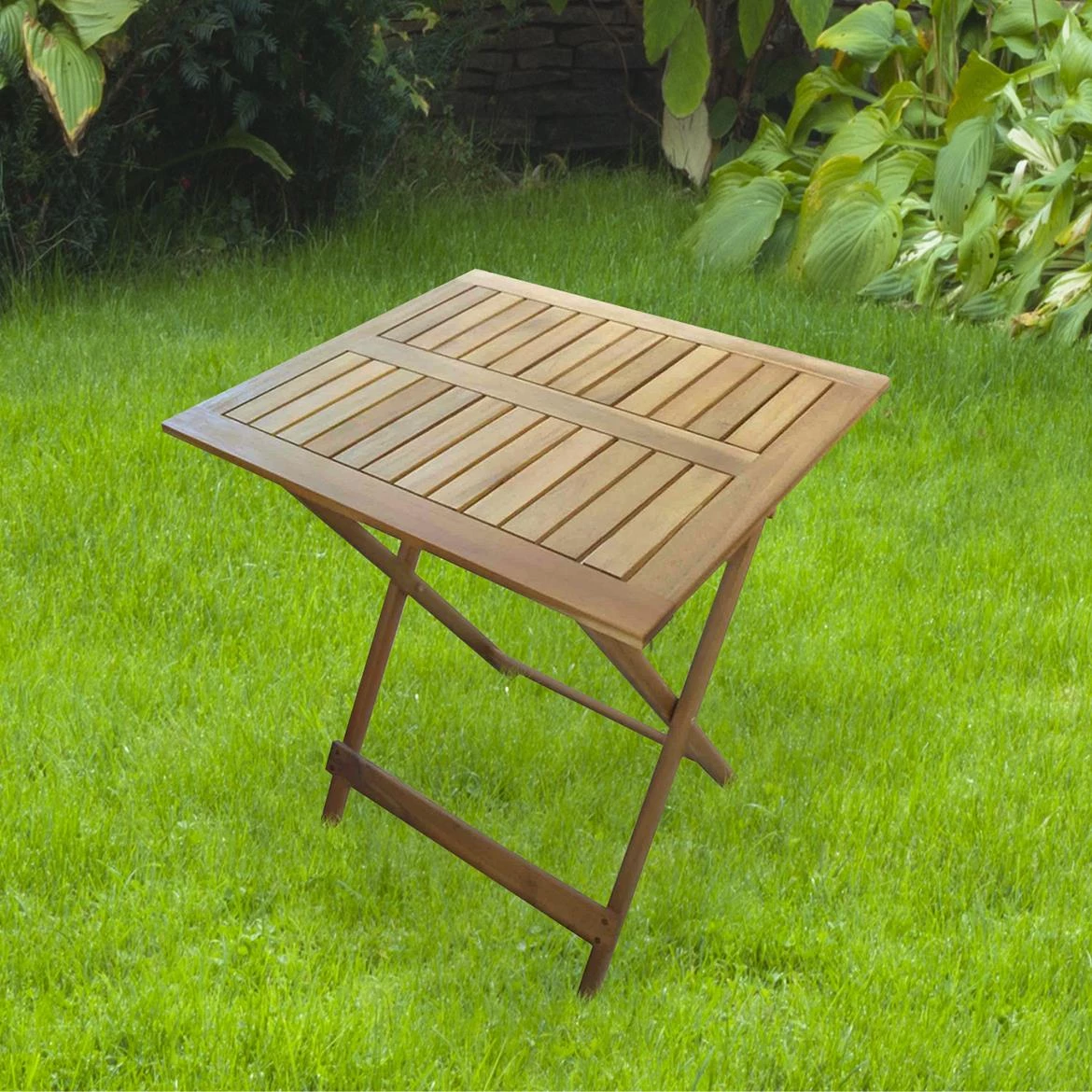 Drveni baštenski sto 55x65x72 cm, natur