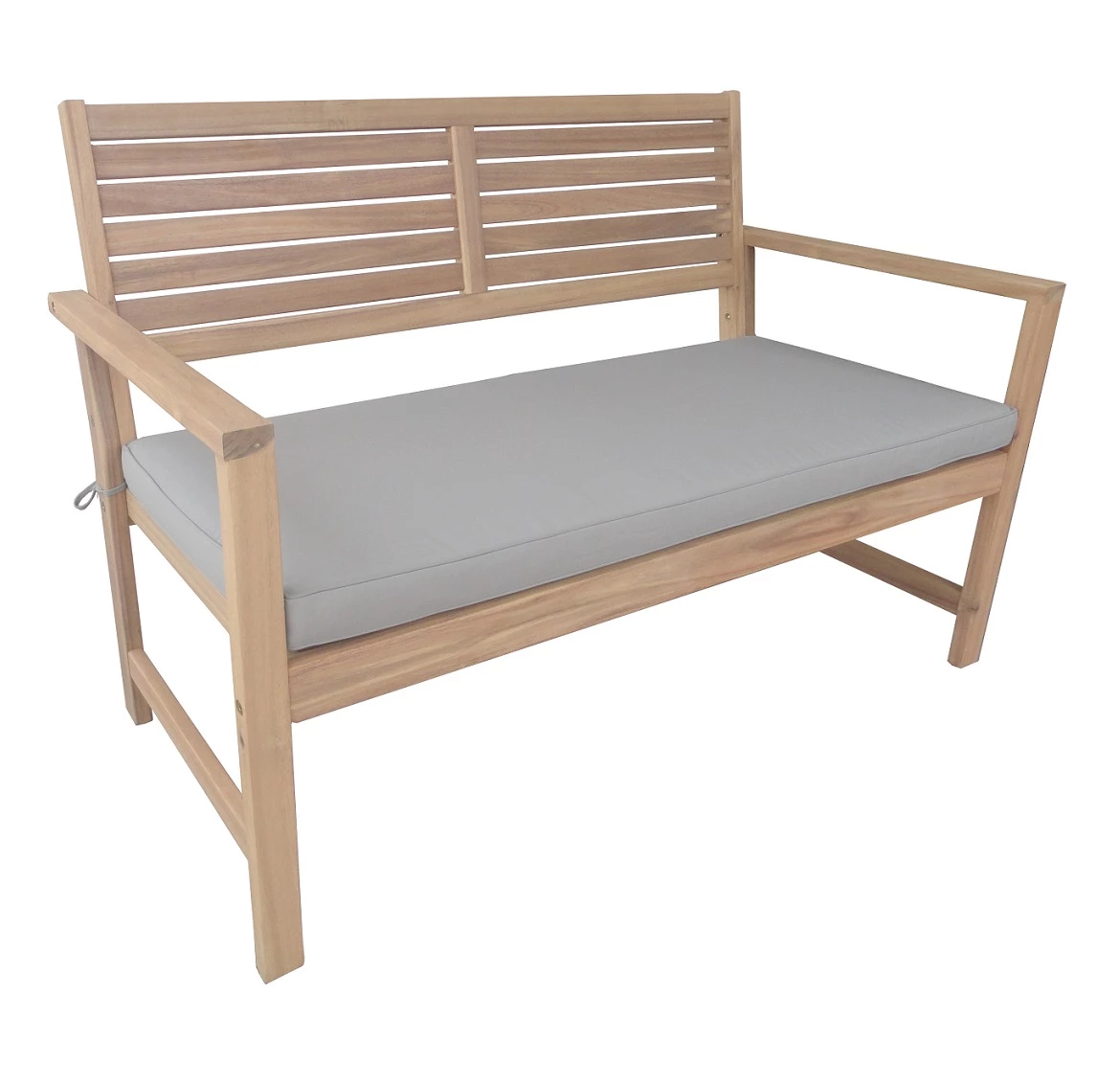 Drvena baštenska klupa sa rukonaslonima 120x59x90 cm, natur