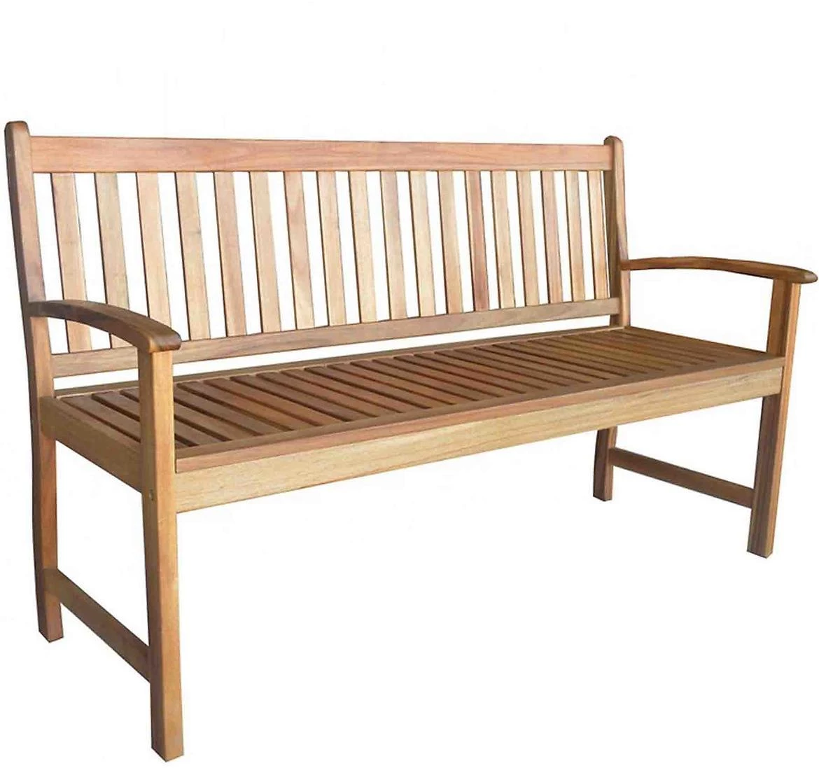 Drvena baštenska klupa 150x59x90 cm, natur