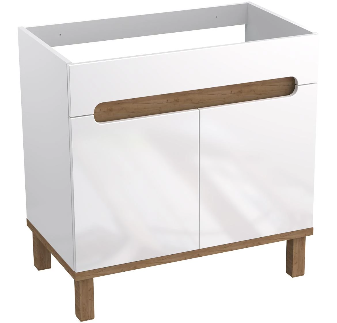 Ovo kupatilska baza 79,7x45,6x80 cm bela