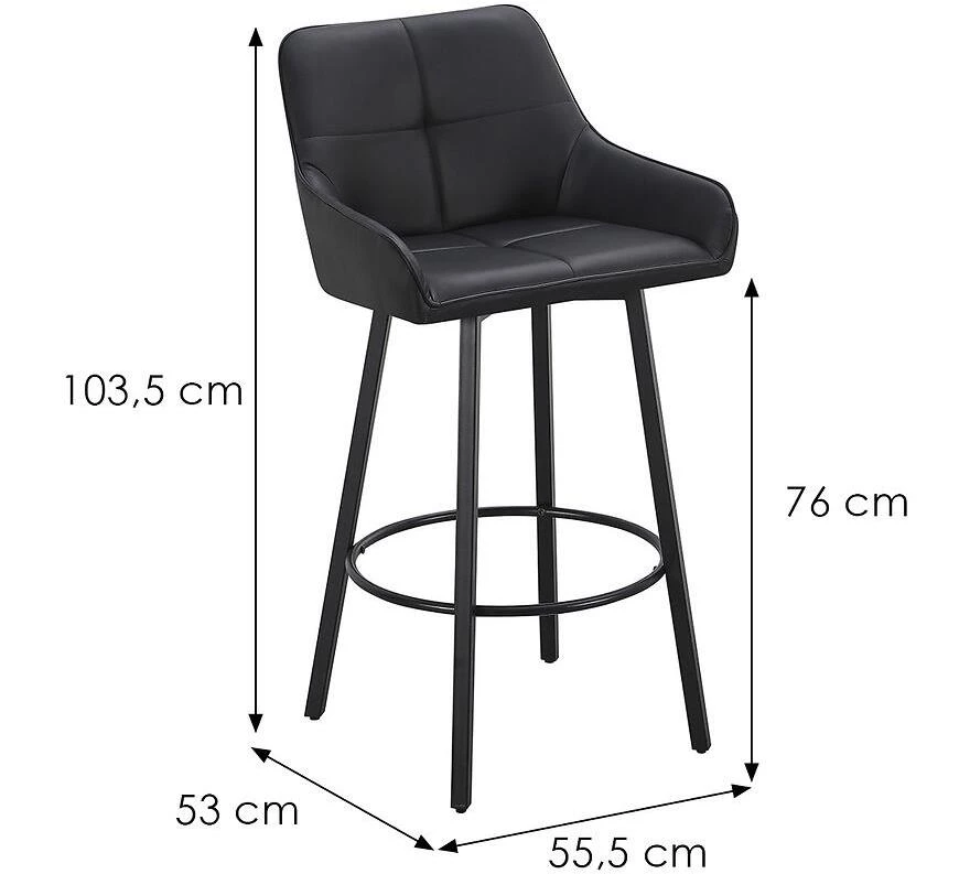 Soho 12638 Barska stolica crna