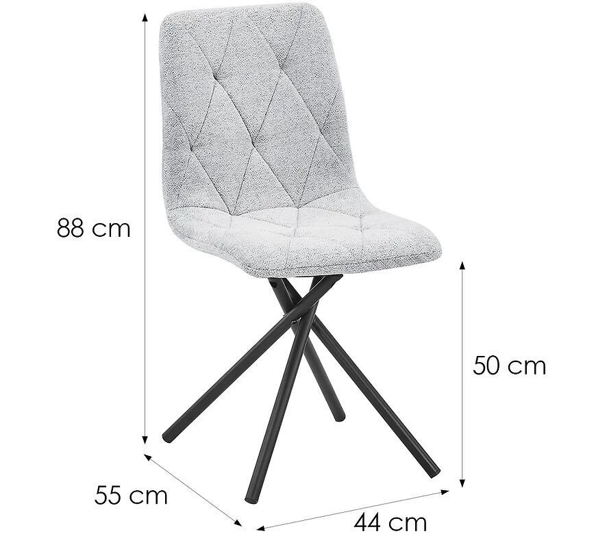 Luna stolica Raven 06 siva