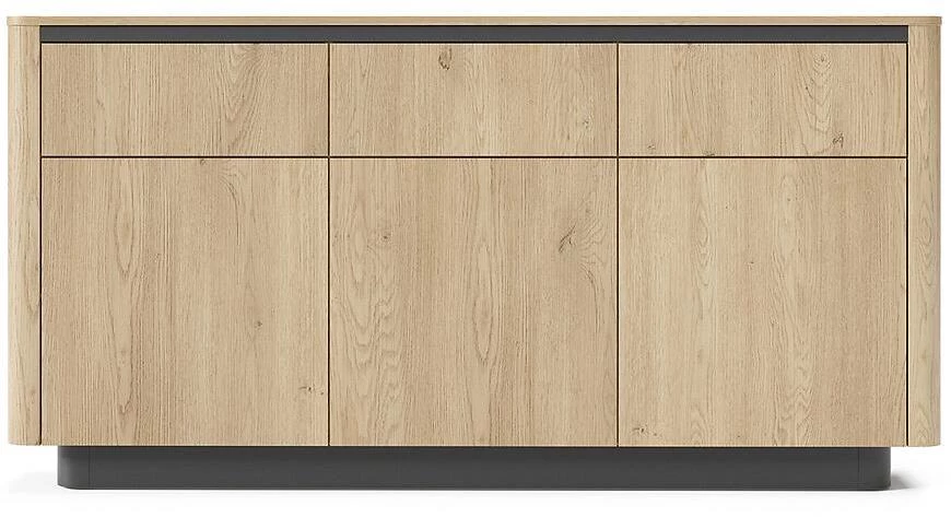 Torro komoda C 163 3d3s, 38.1x163.2x82.9 cm cremona hrast