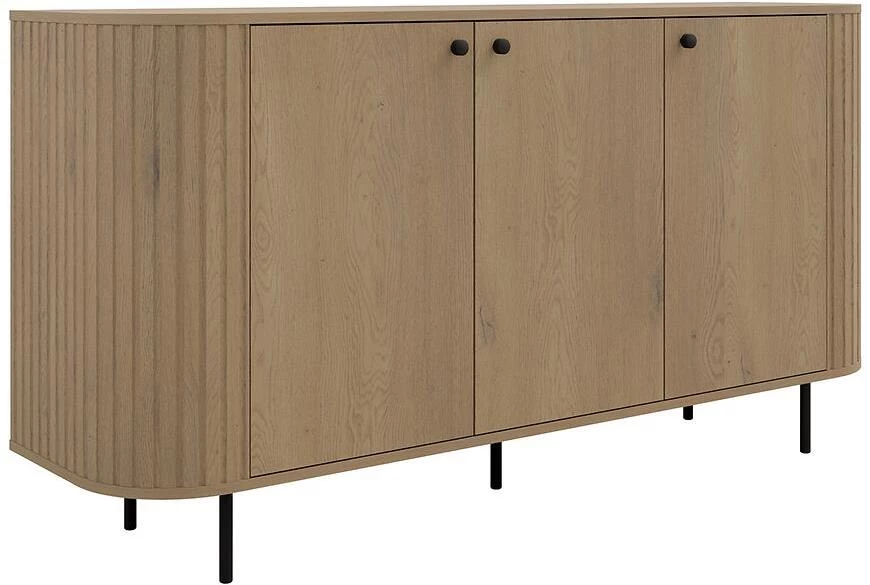 Ovalio 830 3f komoda, 42.3x164.6x85.4 cm cremona hrast