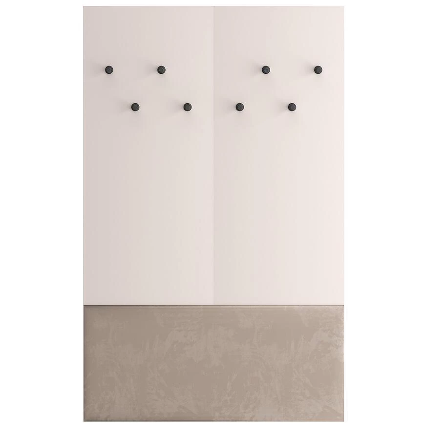 Voco 07 vješalica za kapute, 6x90x143 cm cremona hrast/kašmir