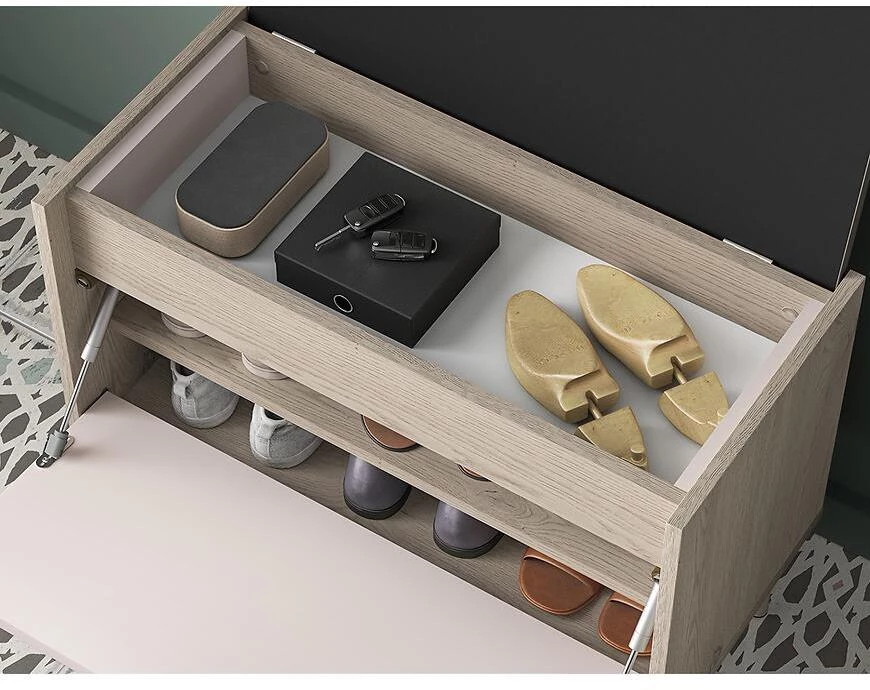 Voco 06 ormaric za cipele, 34x69x55 cm  hrast cremona/kašmir