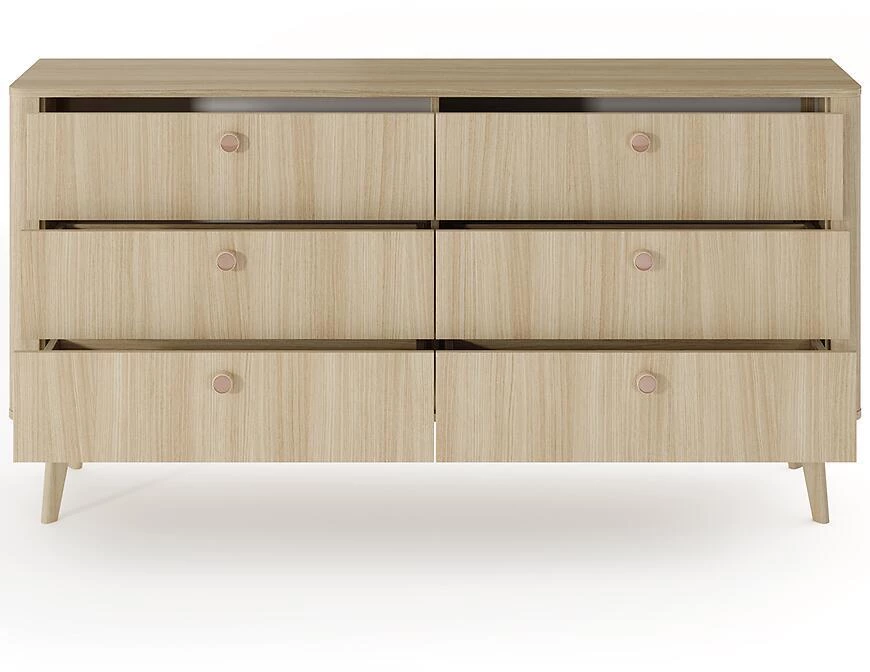 Viki C 163 6s komoda, 38.7x163.2x83.2 cm barista hrast