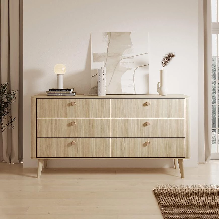Viki C 163 6s komoda, 38.7x163.2x83.2 cm barista hrast