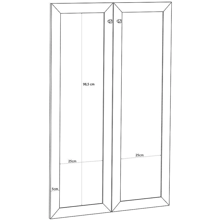 Trevone fronte od hrasta, 69.9x 1.5x108.5 cm artisan hrast