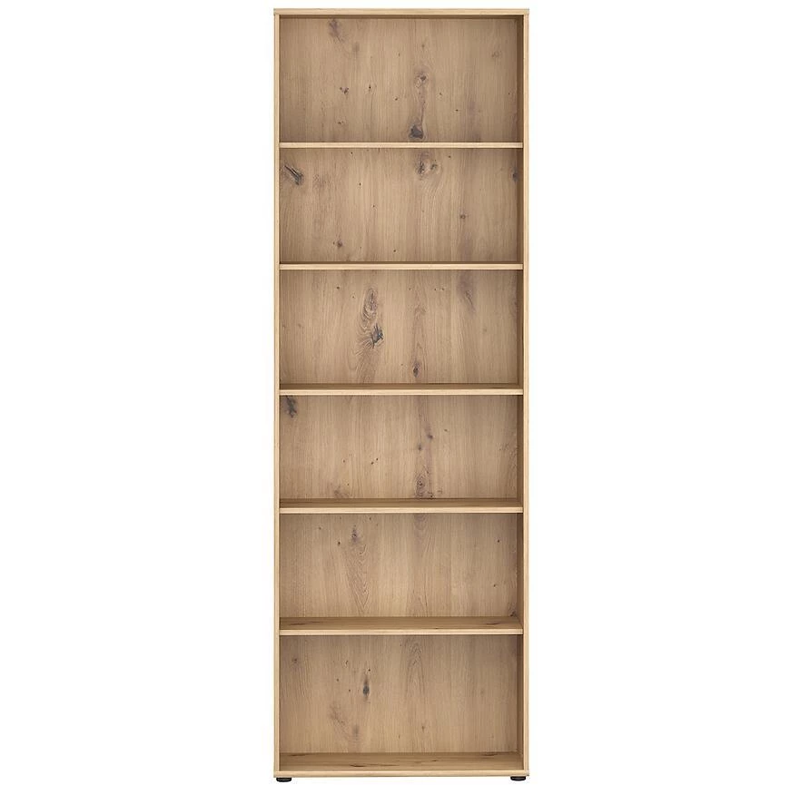 Trevone polica za knjige, 73.7x34.8x223.1 cm umjetni hrast