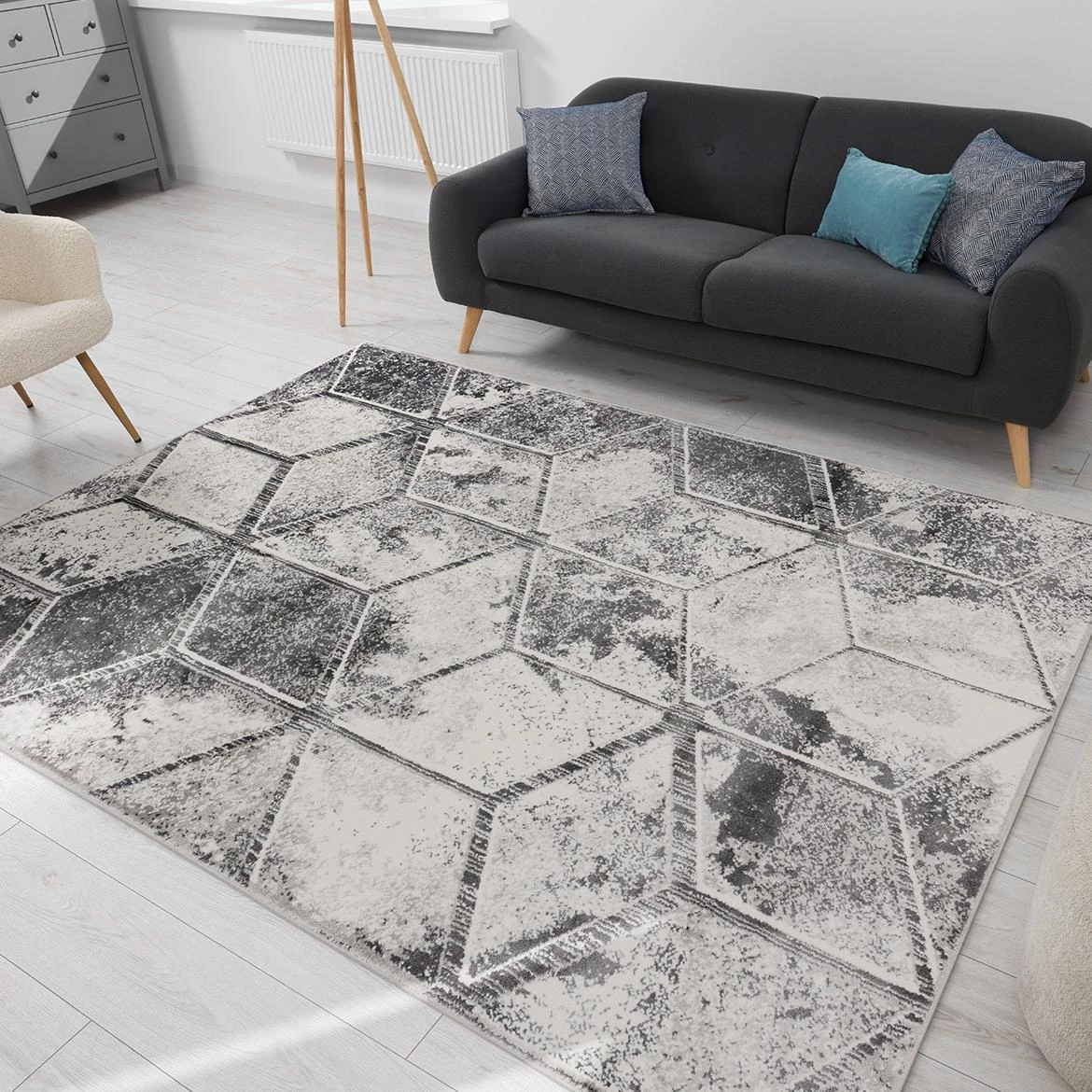 Tepih Sensi Sonna 80x150cm sivi