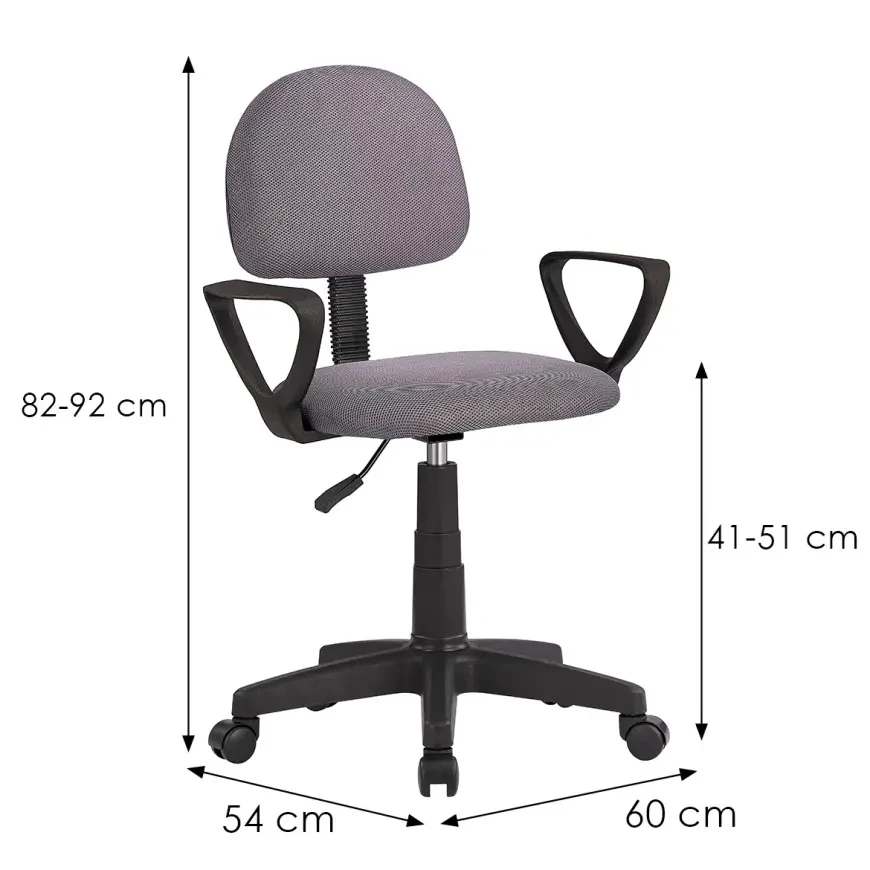 Lexon 12534 decija okretna stolica 41x58x81 cm siva