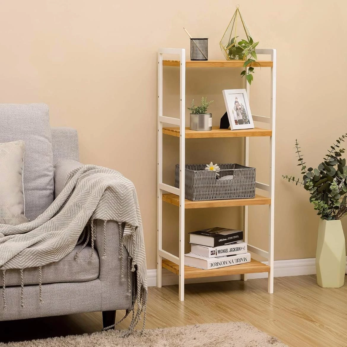 Polica natur 45x31.5x111 cm