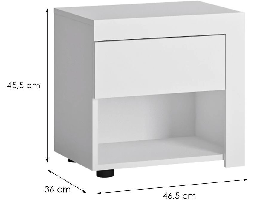 Lion nocni stocic Liok03r bela