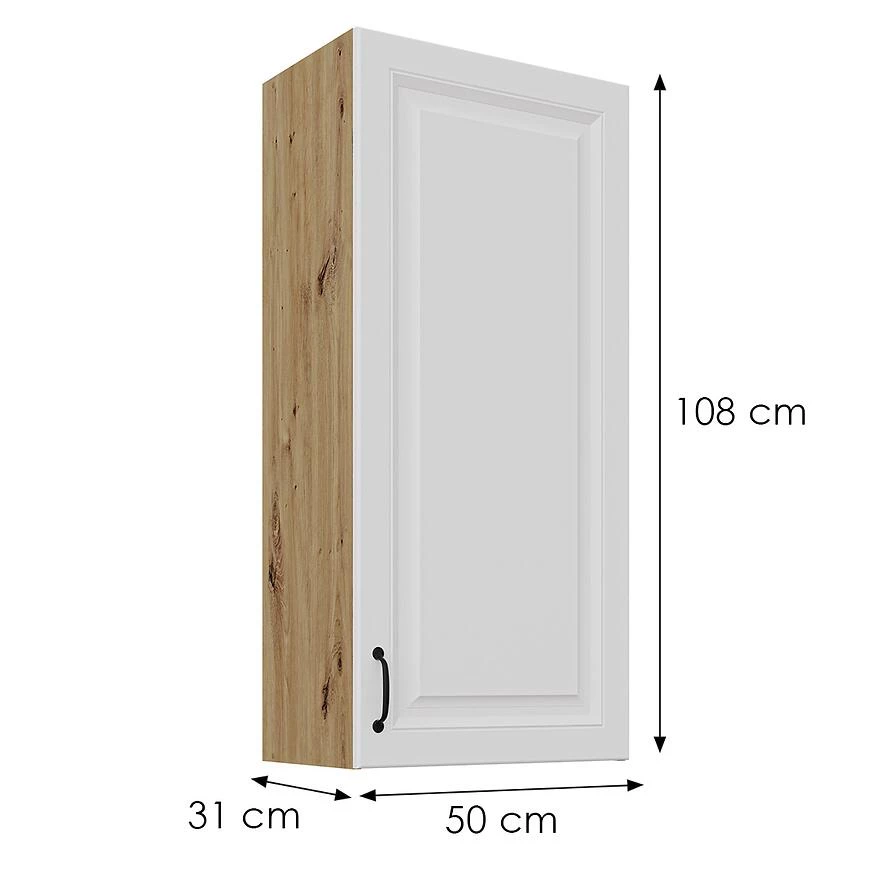 Stilo beli/zanatski kuhinjski ormaric 50G-108 1F