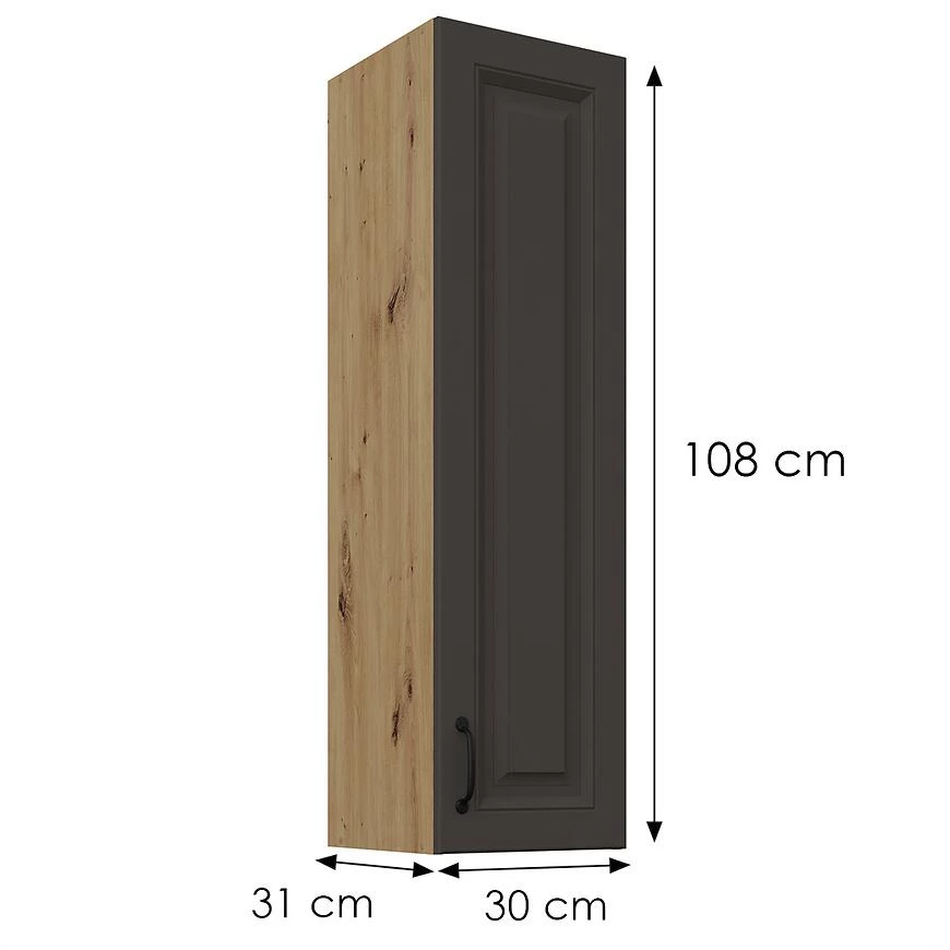 Stilo kuhinjski ormaric grafit mat/artisan 30G-108 1F