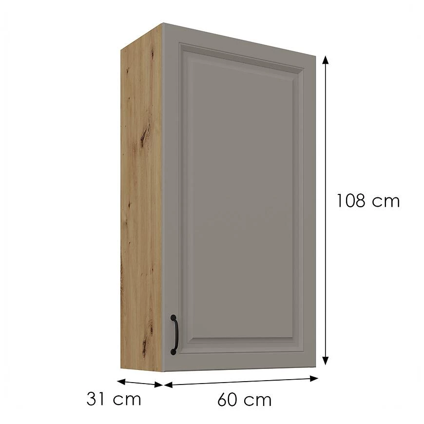Stilo glineno siva/zanatski kuhinjski ormaric 60G-108 1F