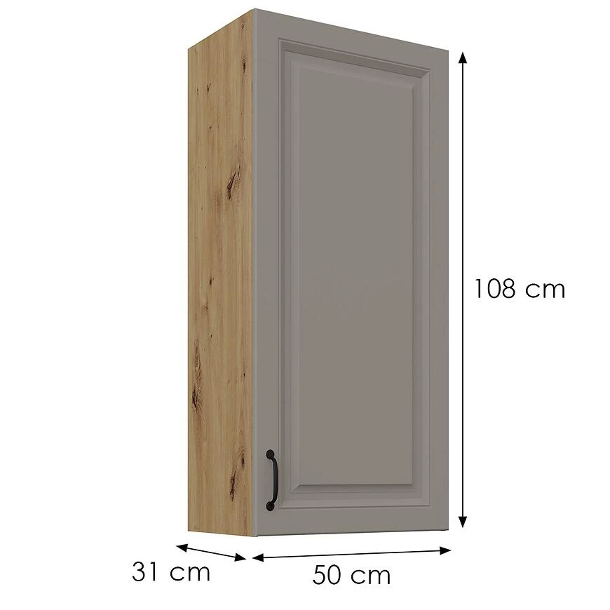 Stilo glineno siva/zanatski kuhinjski ormaric 50G-108 1F