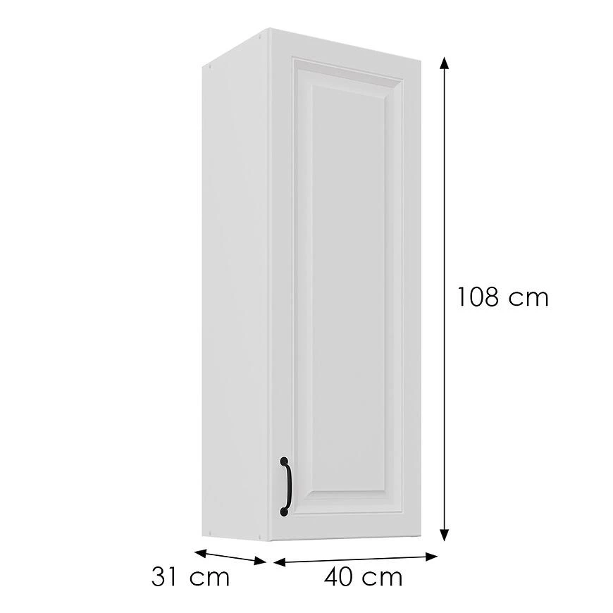 Stilo kuhinjski ormaric beli mat/beli 40G-108 1F