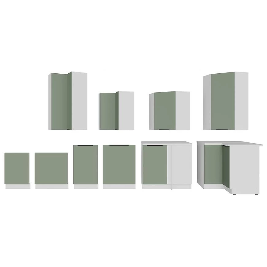 Kuhinjski ormar Aria-Sa/Vh Anti Fingerprint 40dk-210 2f