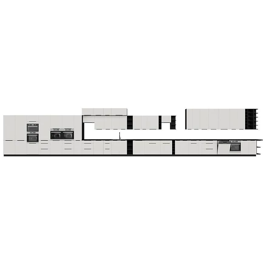 Kuhinjski front Zm Ari?a-belo/plavi Anti otisak prsta 570x596