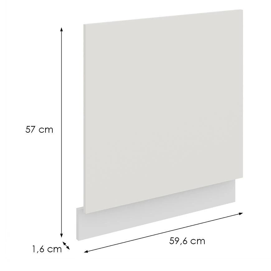 Kuhinjski front Zm Ari?a-beli/beli, otpor na otiske prsti?u 570x596