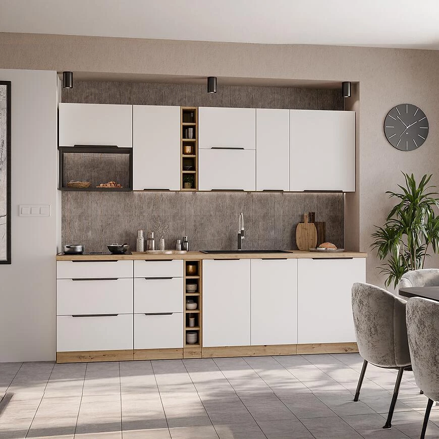 Kuhinjski front Zm Ari?a-beli/artikal protiv otisaka prsti?u 570x596