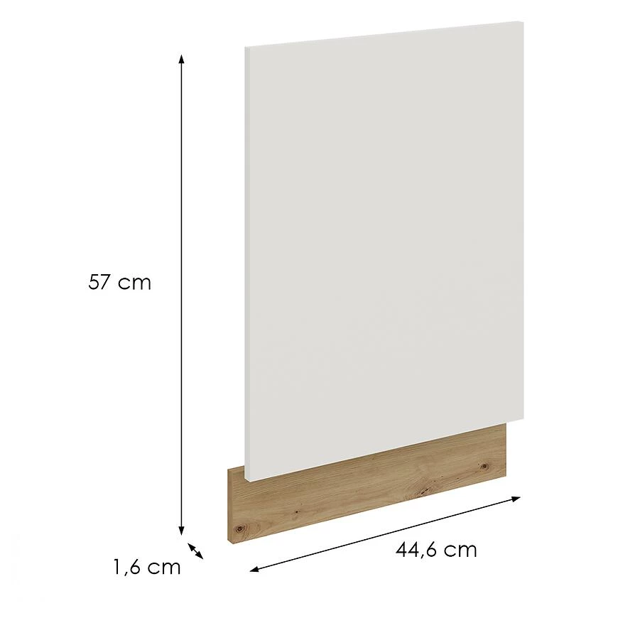 Kuhinjski front Zm Ari?a-beli/artikal protiv otisaka prsti?u 570x446