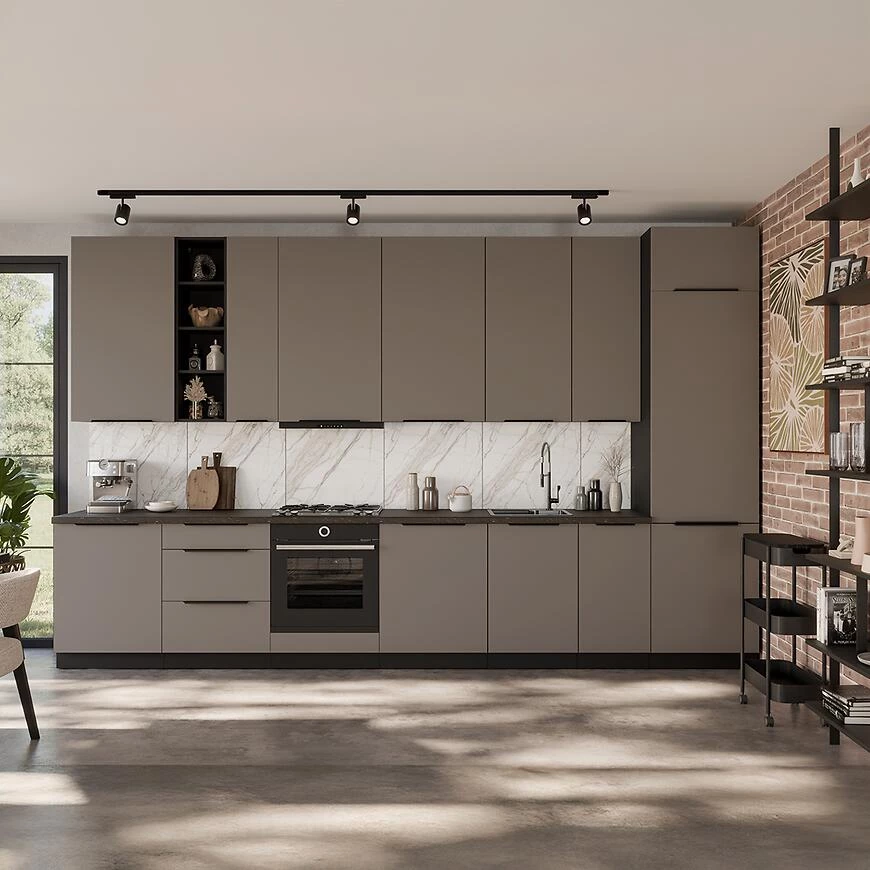 Kuhinja Front Zm Aria-Ta/Bl Anti Fingerprint 713k596