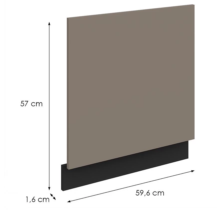 Kuhinja Front Zm Aria-Ta/Bl Anti Fingerprint 570k596