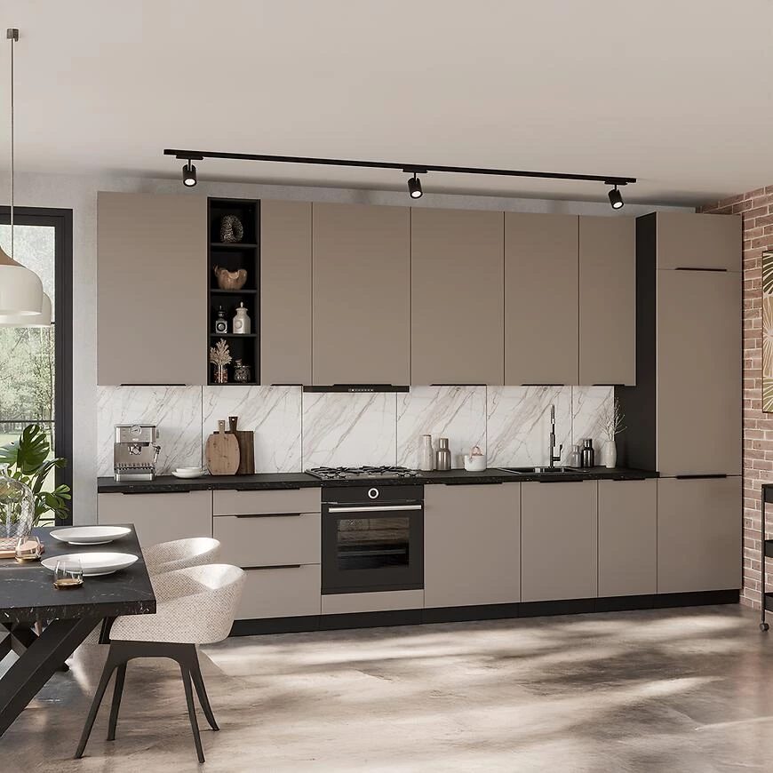 Kuhinja Front Zm Aria-Ta/Bl Anti Fingerprint 570k446