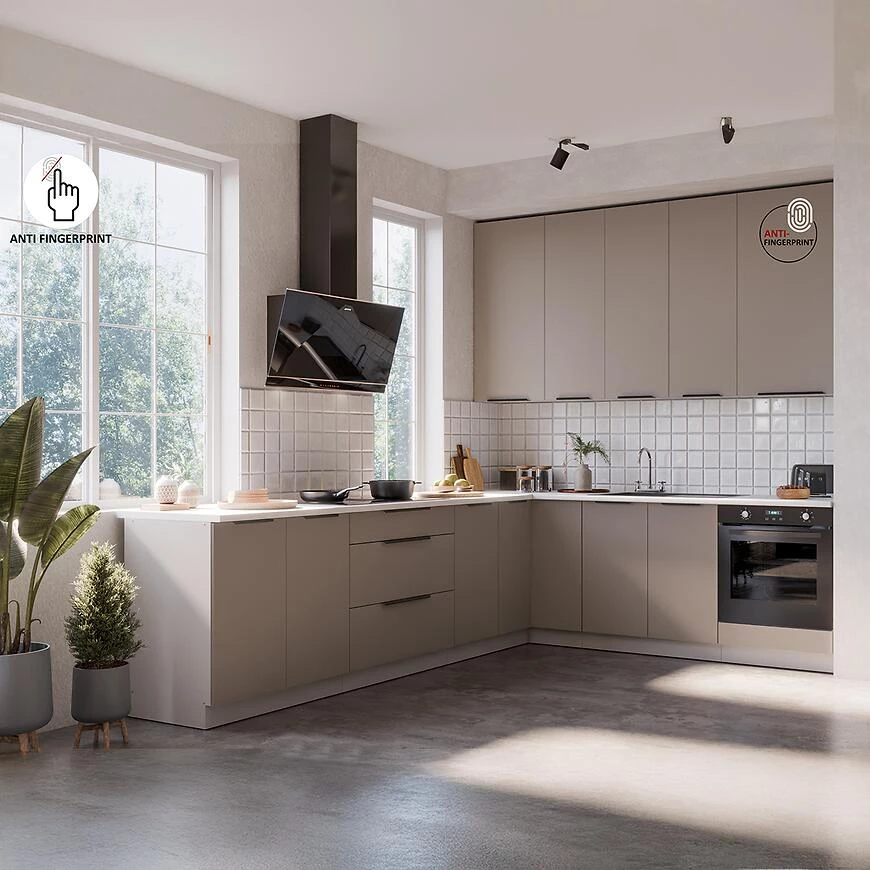 Kuhinjski front Zm Ari?a-Ta/Bela Anti otisak prsta 713x446