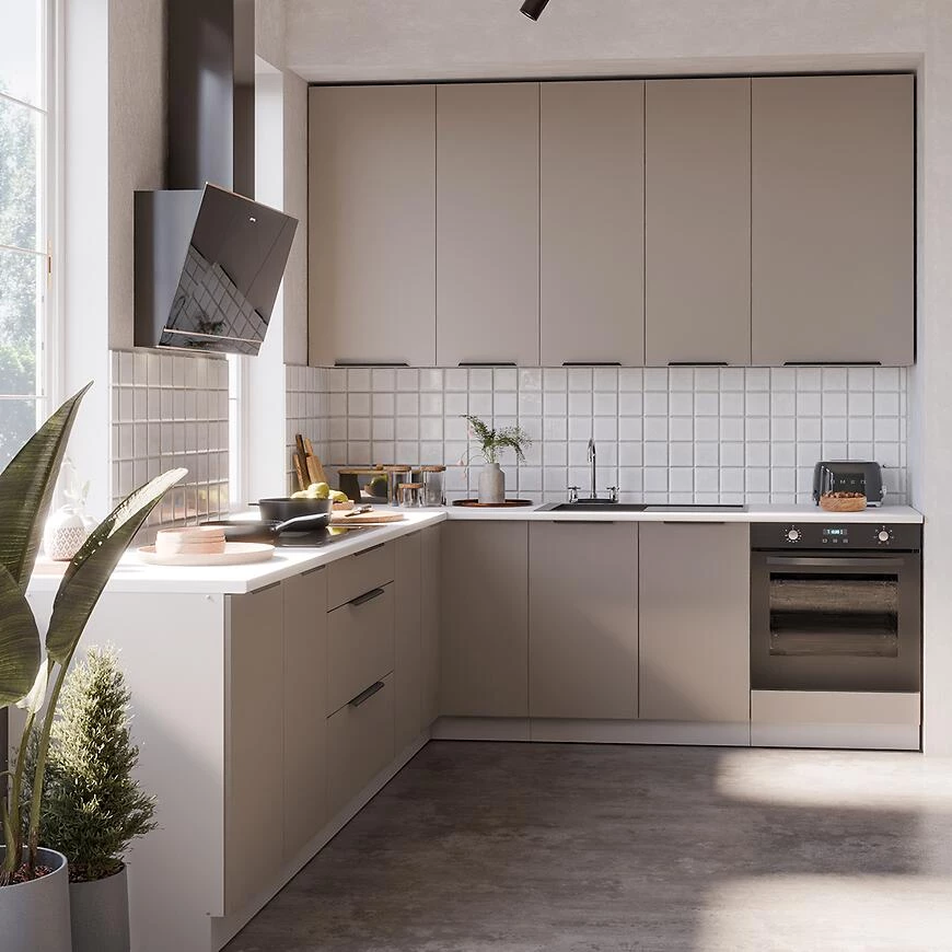 Kuhinjski front Zm Ari?a-Ta/Bela Anti otisak prsta 570x596