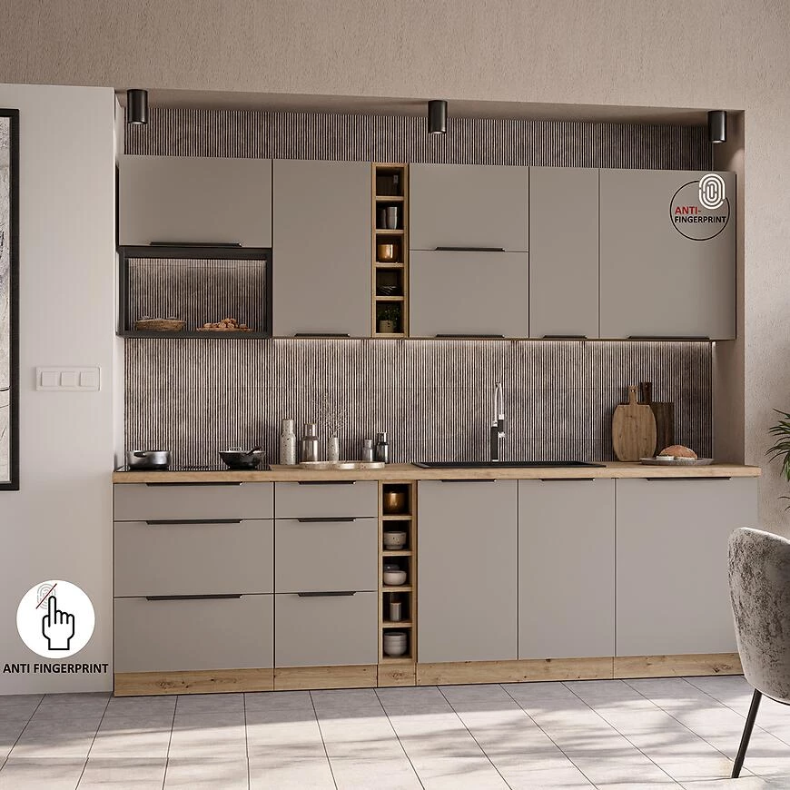 Kuhinja Front Zm Aria-Ta/Ar Anti Fingerprint 570k596