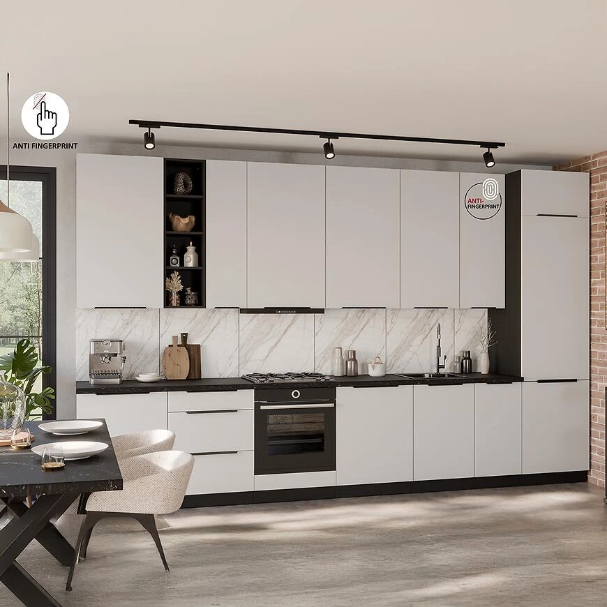 Kuhinjski front Zm Ari?a-belo/plavi Anti otisak prsta 713x446