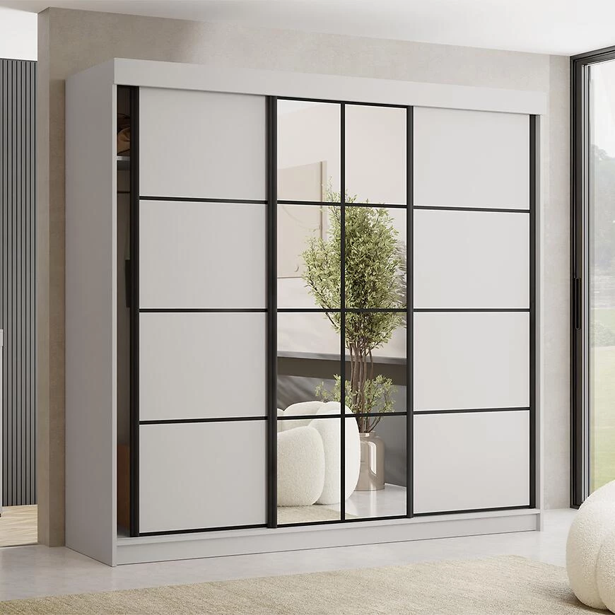 TANGER KL.ORMAR + OGLEDALO 200X59X205 KAŠMIR