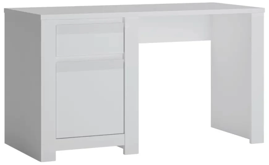 Novi NVIB01 1D1S radni sto 130x60x75 cm alpsko bela/pvc supermat bela